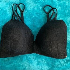 Lace padded bra